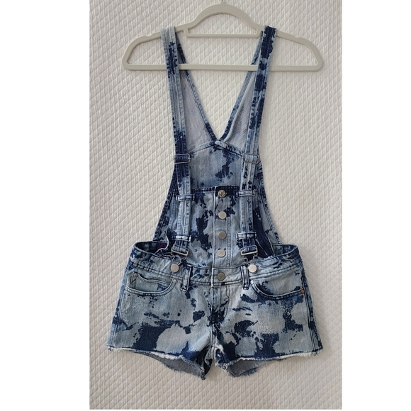 Vintage Absolutely NO! Authentic denim short overalls - Picture 1 of 9